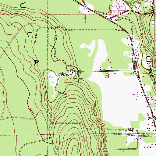 Topographic Map of Cedarbrook Seventh - Day Adventist Christian School, WA