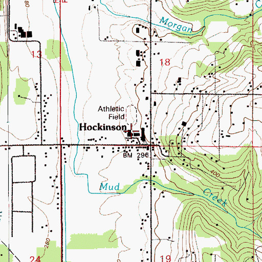 Topographic Map of Hockinson Community Christian School, WA