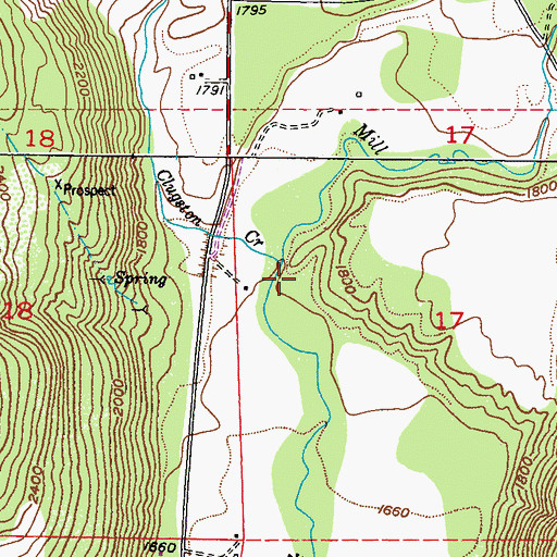 Topographic Map of Firgrove Elementary School, WA