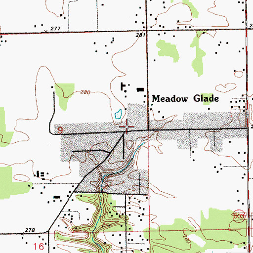 Topographic Map of Columbia Adventist Academy, WA