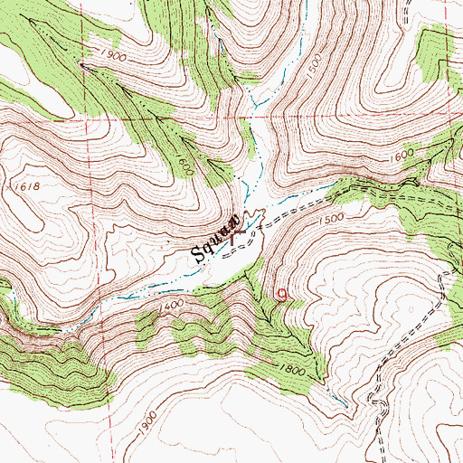 Topographic Map of White Creek, WA