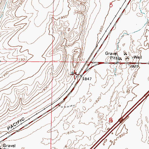 Topographic Map of Coker, WA