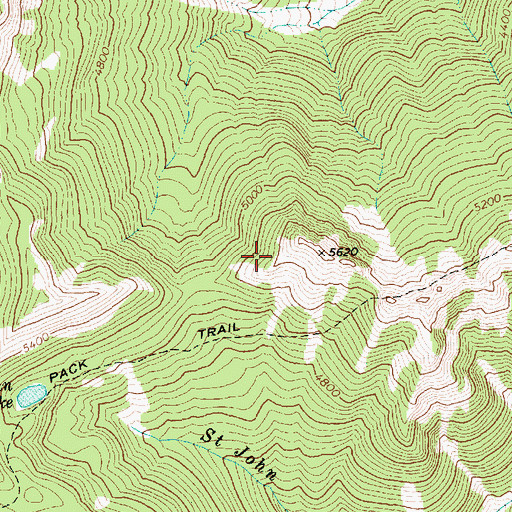 Topographic Map of Sanctuary Arch, WA