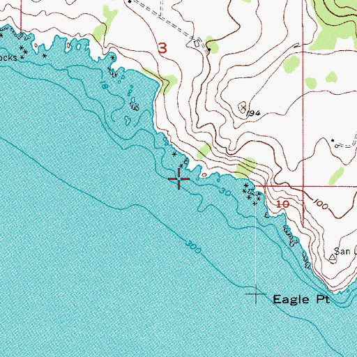 Topographic Map of Point Joe, WA