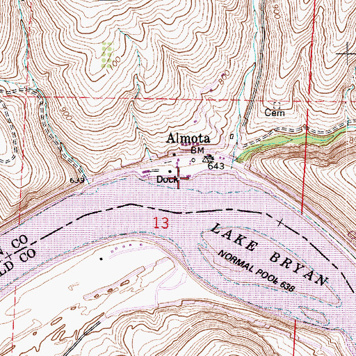 Topographic Map of Illia Landing, WA