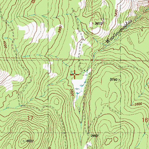 Topographic Map of Loop Loop (historical), WA