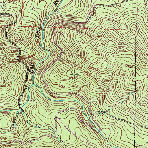 Topographic Map of Clallam County, WA