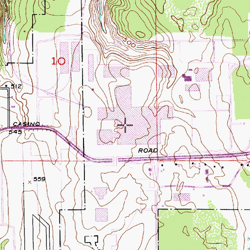 Topographic Map of Boeing Aircraft Plant, WA