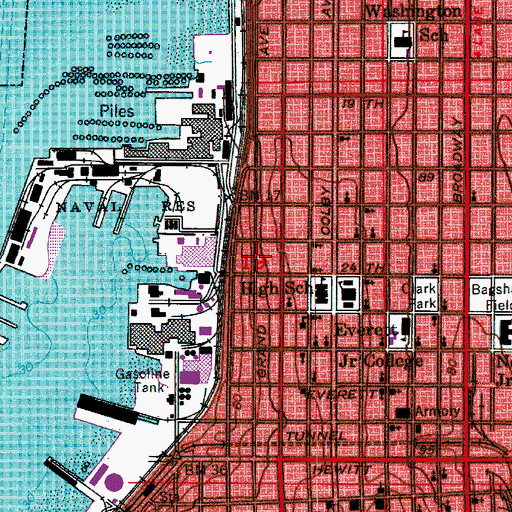 Topographic Map of Roland H Hartley House, WA