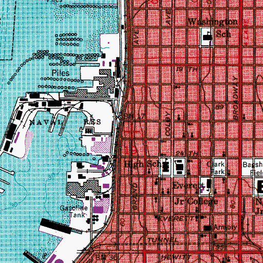 Topographic Map of C A Blackman House, WA