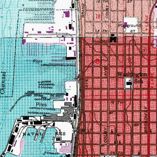 Topographic Map of William C Butler House, WA