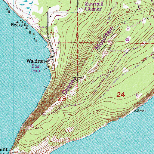 Topographic Map of Mount Cement, WA