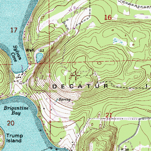 Topographic Map of San Elmo, WA