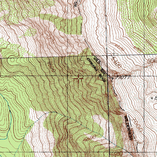 Topographic Map of Chiwawa Ridge, WA