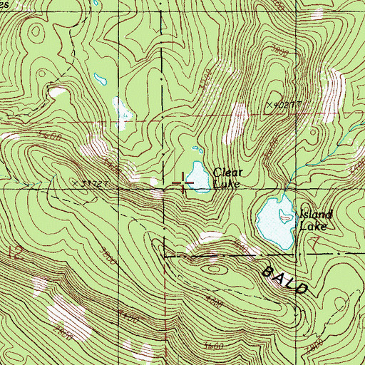 Topographic Map of Clear Lake, WA