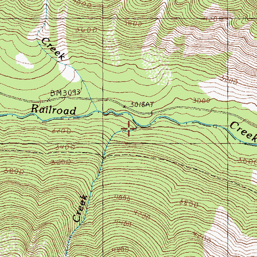 Topographic Map of Dole Creek, WA
