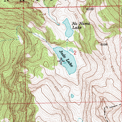 Topographic Map of Jade Lake, WA
