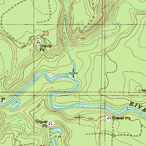 Topographic Map of North Fork Raft River, WA