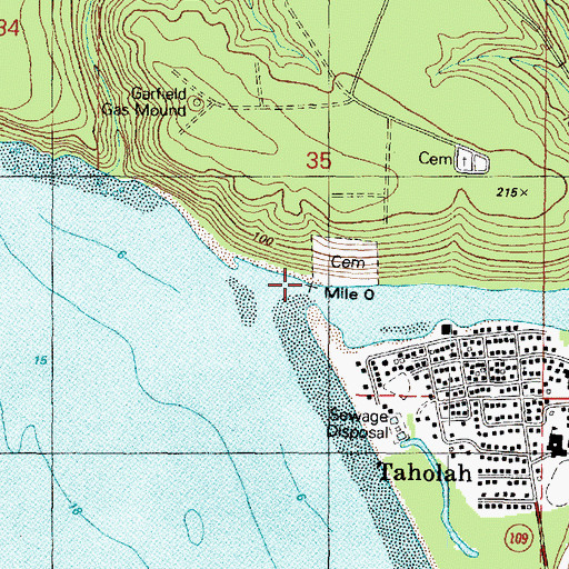 Topographic Map of Quinault River, WA