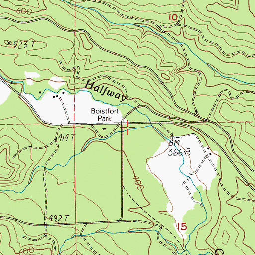 Topographic Map of Slide Creek, WA
