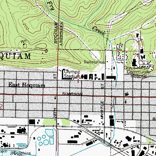 Topographic Map of Washington Elementary School Head Start, WA