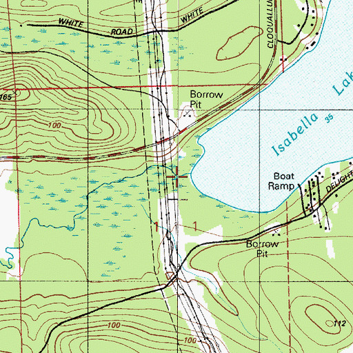 Topographic Map of Gosnell Creek, WA