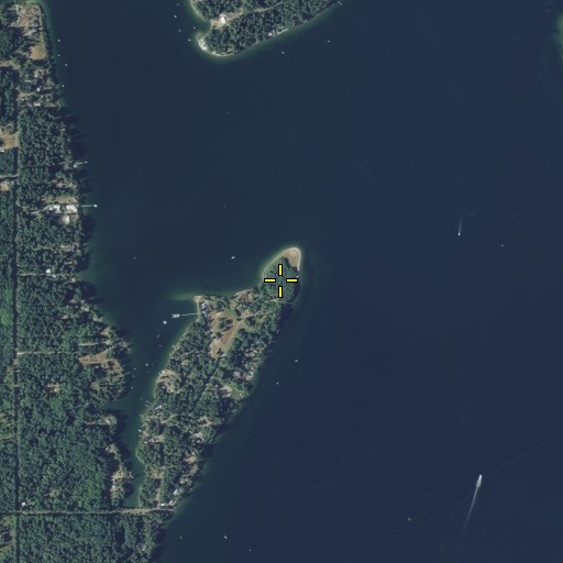 Aerial/Satellite Image of McDermott Point, WA