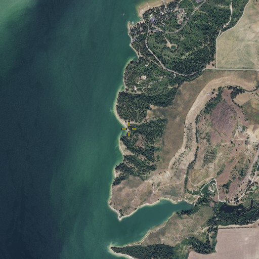 Aerial/Satellite Image of Hunters Landing, WA