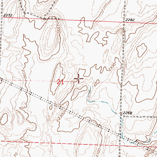 Topographic Map of Douglas County, WA