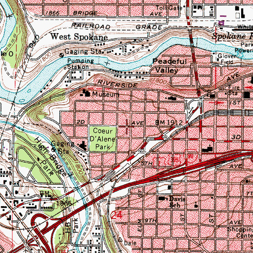 Topographic Map of Patsy Clarks House, WA