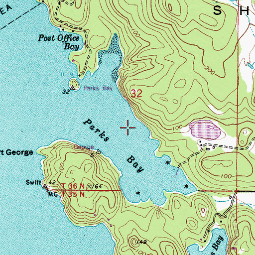 Topographic Map of San Juan County, WA
