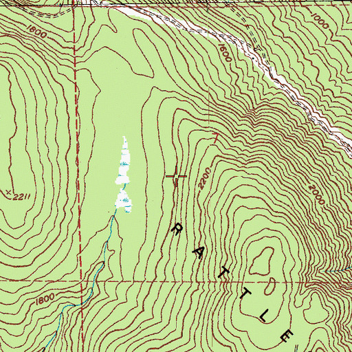 Topographic Map of King County, WA