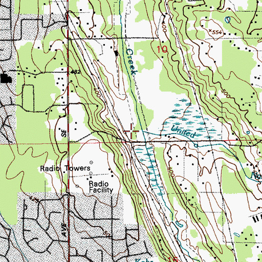 Topographic Map of United Nations Creek, WA