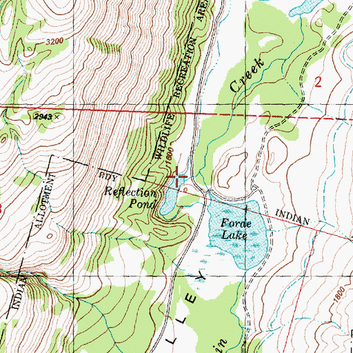 Topographic Map of Sinlahekin Dam Number Two, WA