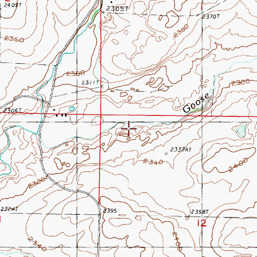 Topographic Map of Hansen Dam, WA