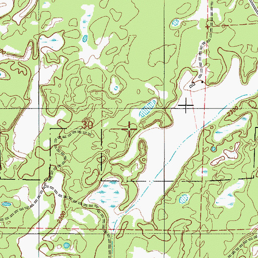 Topographic Map of Emtman Dam Number One, WA