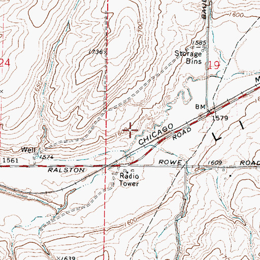 Topographic Map of Kautz Dam, WA