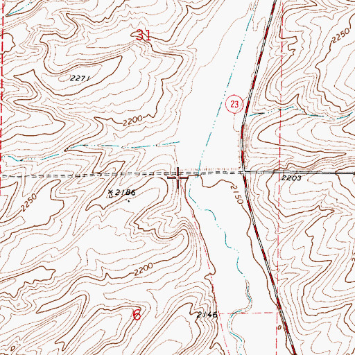 Topographic Map of Armstrong Lake, WA