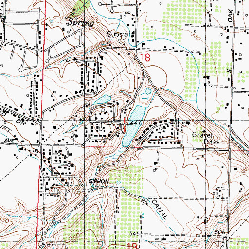 Topographic Map of Ben Blair Pond, WA