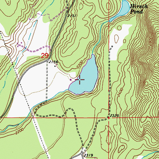 Topographic Map of Jumpoff Jim Lake, WA