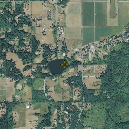 Aerial/Satellite Image of Erickson Dam, WA
