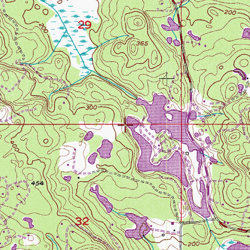 Topographic Map of Durhack Dam Number Four, WA