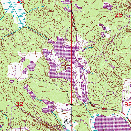 Topographic Map of Durhack Dam Number One, WA