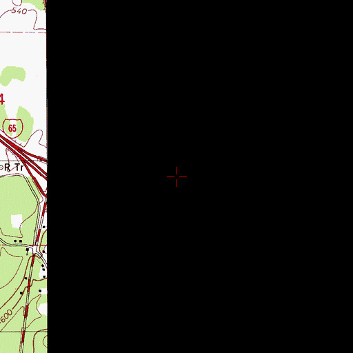 Topographic Map of Rolling Hills Camp, AL