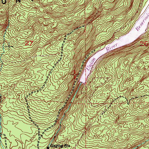 Topographic Map of Casad Dam, WA