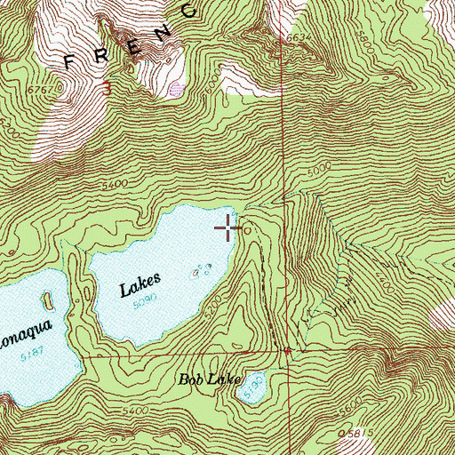 Topographic Map of Klonaqua Lake Dam, WA