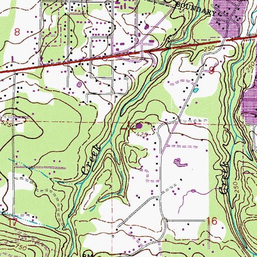 Topographic Map of Black Diamond Reservoir, WA