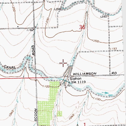 Topographic Map of Callison Dam, WA