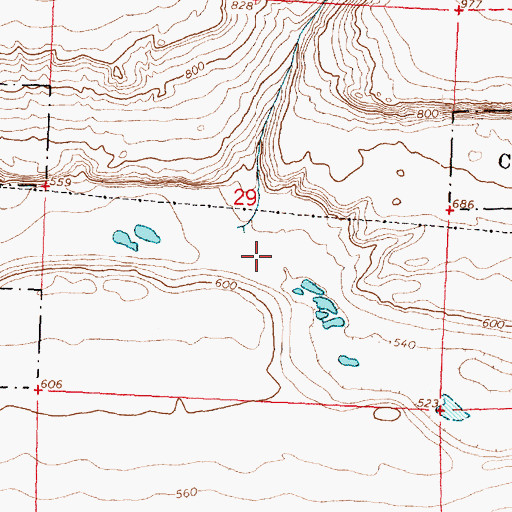 Topographic Map of Lenice Dam, WA