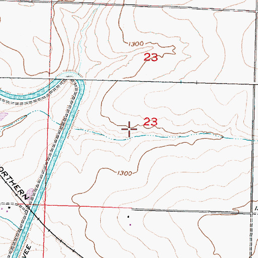 Topographic Map of Carnation Waste Pond, WA